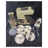 Oster Kitchen Center with food chopper and meat