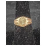 Monogrammed ring "CVC?" - not marked but