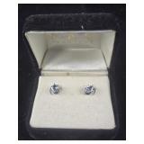 Aquamarine Earrings set in 925 silver