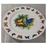 Butterflies Tabletop Unlimited decorative plate