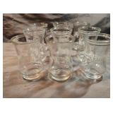 Vintage Fresh Shrimp Cocktail Glass Jar/ Juice