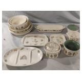 Pfaltzgraff "Naturewood" pattern stoneware