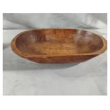 Wood carved Dough bowl
