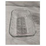 Vintage Princess House Fantasia glass loaf pan