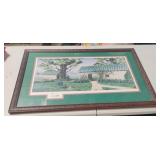 Patricia Hobson "Spring Bouquet" framed signed