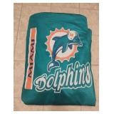 Miami Dolphins reversible twin size comforter