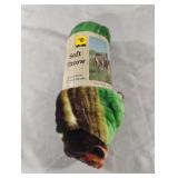 Soft horse throw 50 x 60. New
