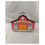 Magnet School Lunch Box With Leathers And Numbers