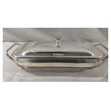 Silver plated serving carrier. Containing 12 1/2