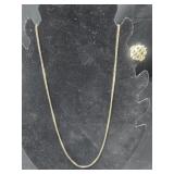 Silvertone Necklace and Ring