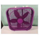 Lasko box fan-purple