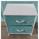 2-drawer fabric dresser