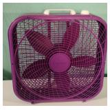 Lasko box fan-purple