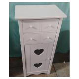 Wood stand with 2 drawers and a door 14 x 31 x 10