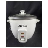 Aroma 3cup Rice Cooker - powers on