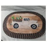 Decorative truck rug 25 1/2 x 18