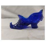 Vintage Mosser Victorian style Cobalt Blue Glass