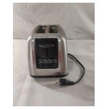 Farberware 2-slice stainless steel toaster.