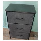 3-drawer cloth dresser 18 x 29 x 12