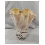 Vintage Jozefina Krosno hand-blown art glass