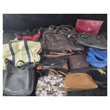 Purses, Overnight bag, make up bags etc