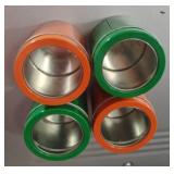 Magnetic canisters. Set of 4