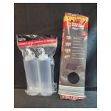 Condiment bottles and grill bake mats