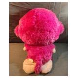 Pink monkey plush doll 17" tall