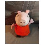 Peppa Pig plush doll 11" tall. Needs batteries