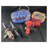 Hot Rollers, Hair Dryer, Curling irons and Velcro