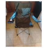 Embark camping chair with bag. Grey in color