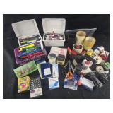 Office/School Supplies, Pens, Markers, Tape guns