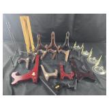 Group of Picture Holders and Tea Cup/Saucer