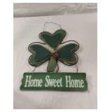 Distressed gree wooden St. Patrick