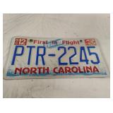 02 NC license plate