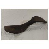 Vintage Metal Iron Shoemakers Cobbler Shoe Backer