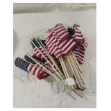 Small American flags. 25+