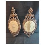 pair of vintage mid-century Coppercraft guild