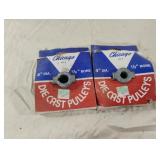 Chicago 4" dia die cast pulleys. 1/2" bore and