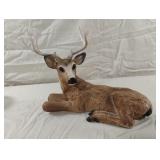 Vintage Deer 8 Point Buck Figurine by Homco Resin