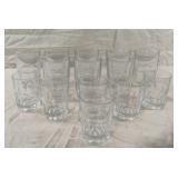 Drinking glasses. 14 total