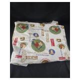 Vinyl Chicken Table Cloth - flannel back  62x52