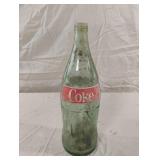 Coca-Cola 32 fl oz green tint glass bottle