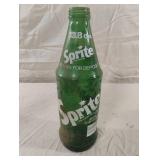 Sprite 1 liter green glass bottle