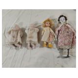 Vintage porcelain dolls