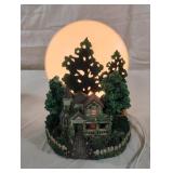 Ceramic cottage night light. Works