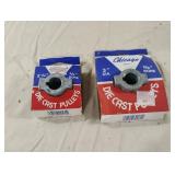 Chicago die cast pulleys 2 1/4" dia and 5/8" bore