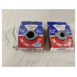 Chicago 2 1/2" dia die cast pulleys. 1/2" bore