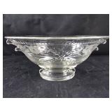 Etched Glass Compote