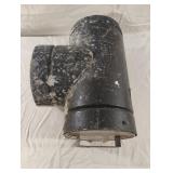 6" VP Pellet Vent Pipe Tee with Tee Cap.